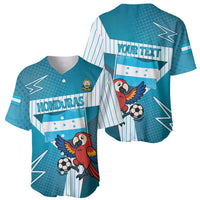 Personalized Honduras Football Baseball Jersey Scarlet Macaw Mascot
