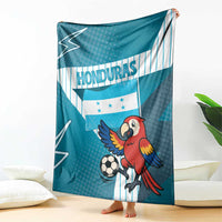 Honduras Football Blanket Scarlet Macaw Mascot