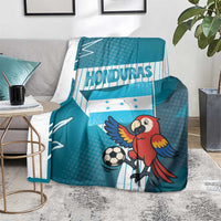 Honduras Football Blanket Scarlet Macaw Mascot