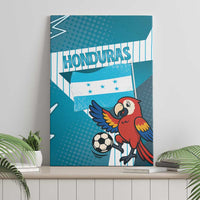 Honduras Football Canvas Wall Art Scarlet Macaw Mascot