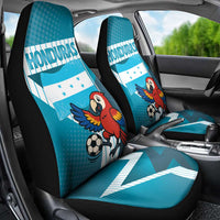Honduras Football Car Seat Cover Scarlet Macaw Mascot