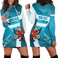 Personalized Honduras Football Hoodie Dress Scarlet Macaw Mascot