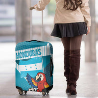 Honduras Football Luggage Cover Scarlet Macaw Mascot