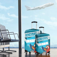 Honduras Football Luggage Cover Scarlet Macaw Mascot