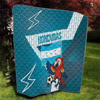 Honduras Football Quilt Scarlet Macaw Mascot