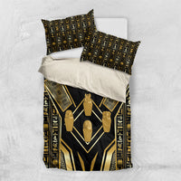 Egypt Canopic Jars Bedding Set Ancient Mythology Four Sons of Horus