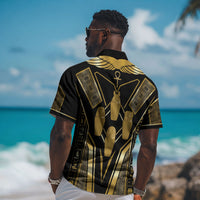 Egypt Canopic Jars Hawaiian Shirt Ancient Mythology Four Sons of Horus DT05