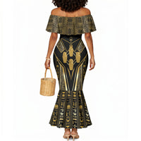 Egypt Canopic Jars Mermaid Dress Ancient Mythology Four Sons of Horus