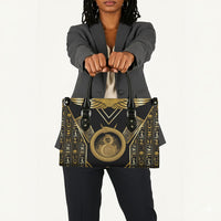 Egypt Ouroboros Leather Bag Ancient Mythology Infinity Serpent Gold