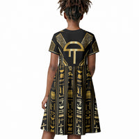 Egypt Amenta Kid Short Sleeve Dress Ancient Mythology Underworld Realm