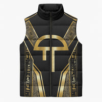 Egypt Amenta Sleeveless Puffer Jacket Ancient Mythology Underworld Realm