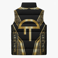 Egypt Amenta Sleeveless Puffer Jacket Ancient Mythology Underworld Realm