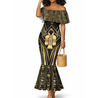 Egypt Tyet Mermaid Dress Ancient Mythology Knot Of Isis Gold