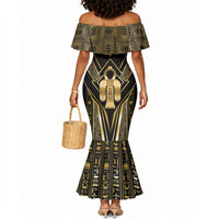 Egypt Tyet Mermaid Dress Ancient Mythology Knot Of Isis Gold