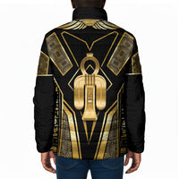 Egypt Tyet Padded Jacket Ancient Mythology Knot Of Isis Gold