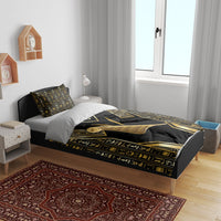 Egypt Feather Of Maat Bedding Set Ancient Mythology Truth And Justice