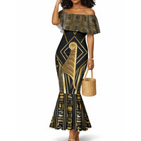 Egypt Feather Of Maat Mermaid Dress Ancient Mythology Truth And Justice