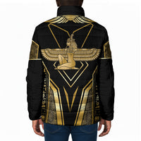 Egypt Feather Of Maat Padded Jacket Ancient Mythology Truth And Justice