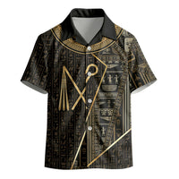 Egypt Crook And Flail Kid Hawaiian Shirt Ancient Mythology Pharaoh Royalty Gold