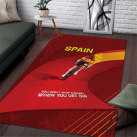 Spain Cycling Area Rug You Don't Stop Cycling When You Get Old - Wonder Print Shop