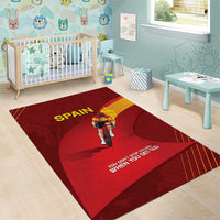 Spain Cycling Area Rug You Don't Stop Cycling When You Get Old - Wonder Print Shop