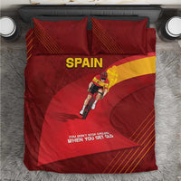 Spain Cycling Bedding Set You Don't Stop Cycling When You Get Old - Wonder Print Shop