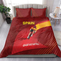 Spain Cycling Bedding Set You Don't Stop Cycling When You Get Old - Wonder Print Shop