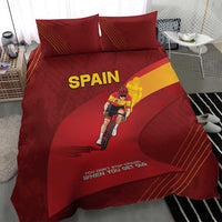 Spain Cycling Bedding Set You Don't Stop Cycling When You Get Old - Wonder Print Shop