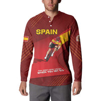Personalized Spain Cycling Button Sweatshirt You Don't Stop Cycling When You Get Old - Wonder Print Shop