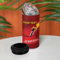 Personalized Spain Cycling 4 in 1 Can Cooler Tumbler You Don't Stop Cycling When You Get Old - Wonder Print Shop