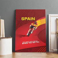 Spain Cycling Canvas Wall Art You Don't Stop Cycling When You Get Old - Wonder Print Shop