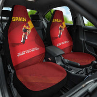 Spain Cycling Car Seat Cover You Don't Stop Cycling When You Get Old - Wonder Print Shop