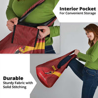 Spain Cycling Grocery Bag You Don't Stop Cycling When You Get Old - Wonder Print Shop