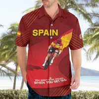Personalized Spain Cycling Hawaiian Shirt You Don't Stop Cycling When You Get Old - Wonder Print Shop