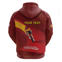 Personalized Spain Cycling Hoodie You Don't Stop Cycling When You Get Old - Wonder Print Shop