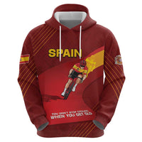 Personalized Spain Cycling Hoodie You Don't Stop Cycling When You Get Old - Wonder Print Shop