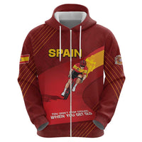 Personalized Spain Cycling Hoodie You Don't Stop Cycling When You Get Old - Wonder Print Shop
