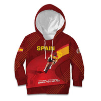 Personalized Spain Cycling Kid Hoodie You Don't Stop Cycling When You Get Old - Wonder Print Shop