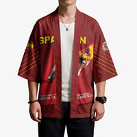 Personalized Spain Cycling Kimono You Don't Stop Cycling When You Get Old - Wonder Print Shop
