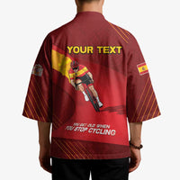 Personalized Spain Cycling Kimono You Don't Stop Cycling When You Get Old - Wonder Print Shop
