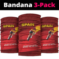 Spain Cycling Neck Gaiter You Don't Stop Cycling When You Get Old - Wonder Print Shop