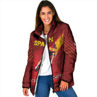 Personalized Spain Cycling Padded Jacket You Don't Stop Cycling When You Get Old - Wonder Print Shop