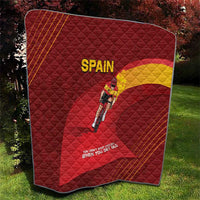 Spain Cycling Quilt You Don't Stop Cycling When You Get Old - Wonder Print Shop