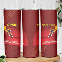 Personalized Spain Cycling Skinny Tumbler You Don't Stop Cycling When You Get Old - Wonder Print Shop