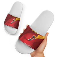 Spain Cycling Slide Sandals You Don't Stop Cycling When You Get Old - Wonder Print Shop