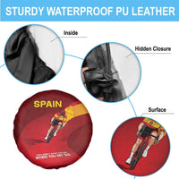 Spain Cycling Spare Tire Cover You Don't Stop Cycling When You Get Old - Wonder Print Shop