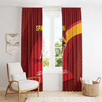 Spain Cycling Window Curtain You Don't Stop Cycling When You Get Old - Wonder Print Shop