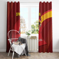 Spain Cycling Window Curtain You Don't Stop Cycling When You Get Old - Wonder Print Shop