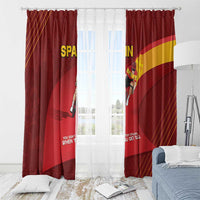Spain Cycling Window Curtain You Don't Stop Cycling When You Get Old - Wonder Print Shop