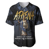 Ancient Greek Athena Baseball Jersey Goddess Of Wisdom - Wonder Print Shop